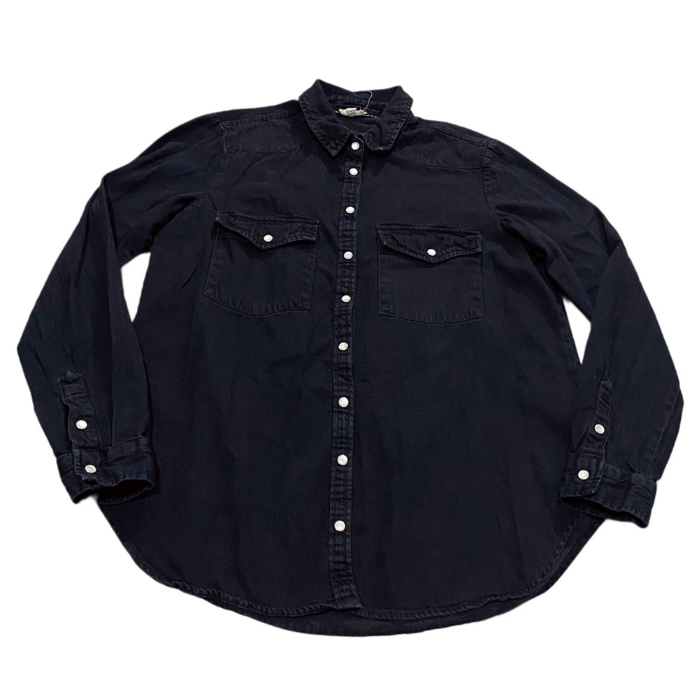 Anthropologie Pilcro The Dannie Pearl Snap Button Down Western Cowgirl Small